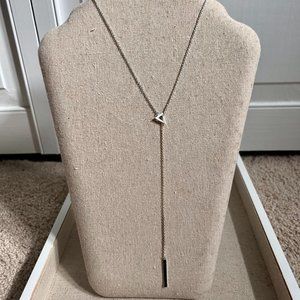 Stella and Dot Triangle Lariat Necklace